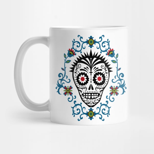 sugar skull voodoo by Andibird